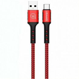 Кабель Usams US-SJ289 USB - USB Type-C, 1.2 м, Red (SJ289USB02)