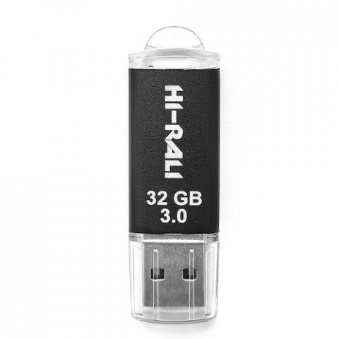 Флеш-накопичувач USB3.0 32GB Hi-Rali Rocket Series Black (HI-32GB3VCBK)