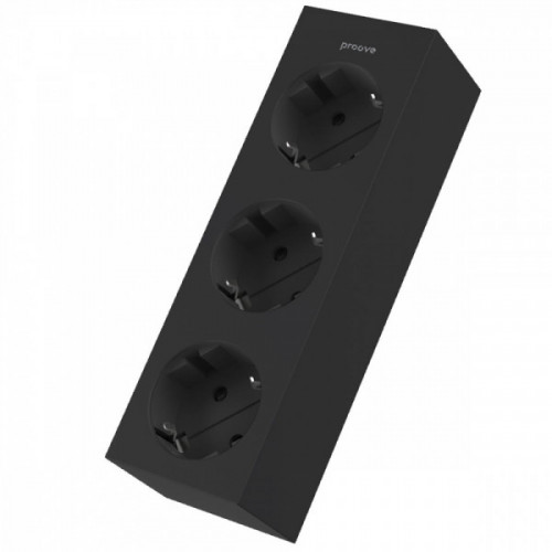 Мережевий фільтр Proove Magnet Strip (3xAC) 1.6m black Купити в Україні