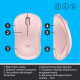 Мишка бездротова Logitech M220 Silent (910-006129) Rose USB