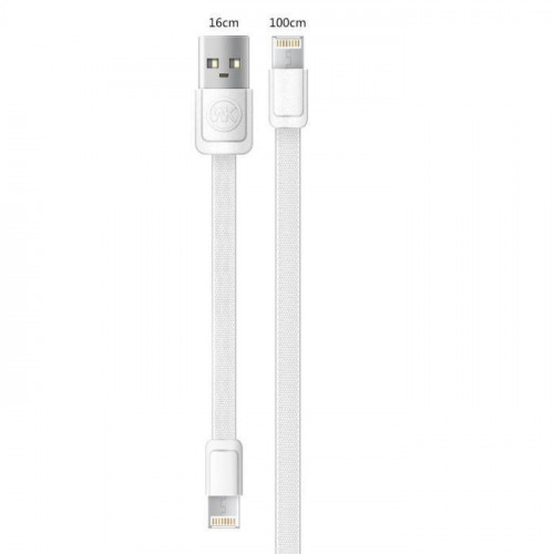 Кабель WK WDC-009 M&S Lightning/microUSB, 1м White (2000700000063)