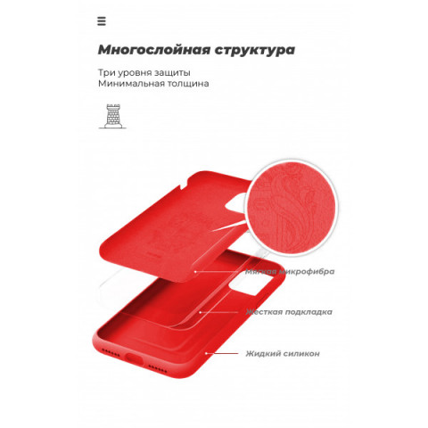 Чохол ArmorStandart ICON для Apple iPhone 12 Mini Camera cover Chili Red (ARM57487)