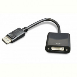 Адаптер-перехідник Cablexpert A-DPM-DVIF-002, DisplayPort-DVI, 0.1м, чорний