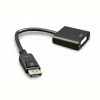 Адаптер-перехідник Cablexpert A-DPM-DVIF-002, DisplayPort-DVI, 0.1м, чорний