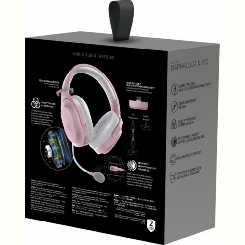 Bluetooth-гарнітура Razer Barracuda X Quartz Pink (RZ04-03800300-R3M1)