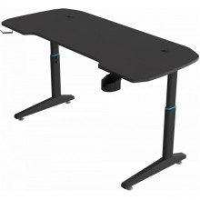 Геймерський комп'ютерний стіл GT Racer T-1229 (120x60x71-79) Black