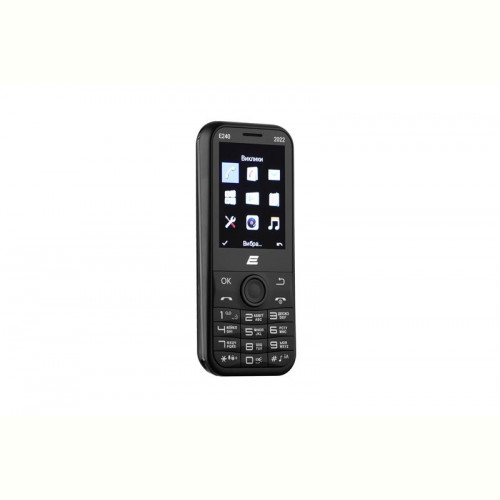 Мобiльний телефон 2E E240 2022 Dual Sim Black (688130245159)