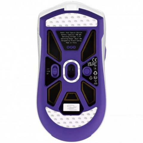 Бездротова миша ігрова Proove Gaming Rate Special Edition White/Purple (CMRTWRS03002)