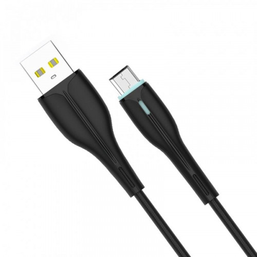 Кабель SkyDolphin S48V USB - microUSB 1м, Black (USB-000426)