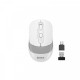 Миша бездротова A4Tech Fstyler FG10CS Air2 (Grayish White), USB, колір білий+сірий