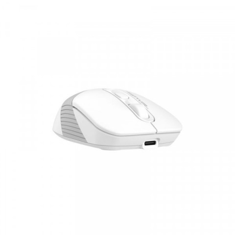 Миша бездротова A4Tech Fstyler FG10CS Air2 (Grayish White), USB, колір білий+сірий