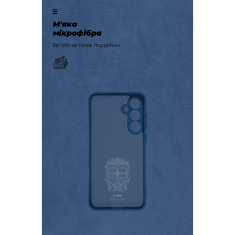 Чохол ArmorStandart ICON для Samsung A25 5G (A256) Camera cover Dark Blue (ARM83065)
