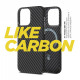 Чохол ArmorStandart LikeCarbon MagCase для Apple iPhone 14 Pro Max Black (ARM66366)
