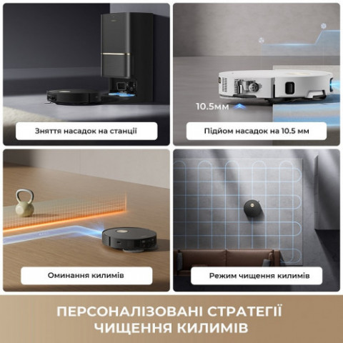 Робот-пилосос Dreame Bot L50s Pro Ultra Black (RLL88HE-Bl)