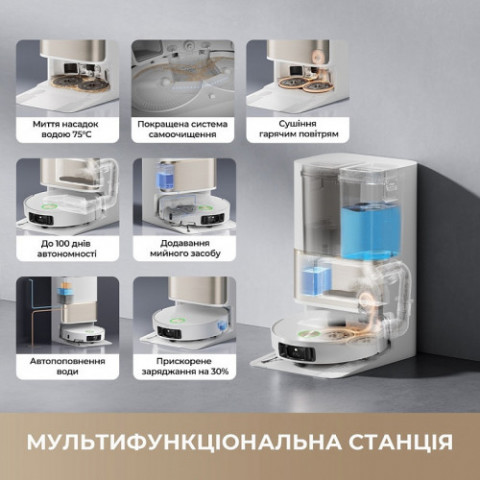 Робот-пилосос Dreame Bot L50s Pro Ultra Black (RLL88HE-Bl)