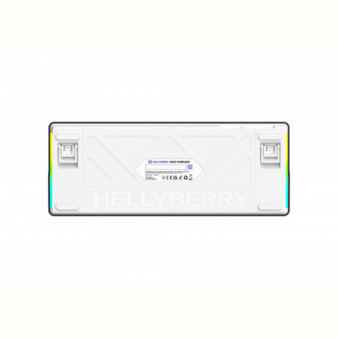Клавіатура бездротова Hator Hellyberry HK60 Wireless White/Violet
