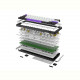 Клавіатура бездротова Hator Hellyberry HK60 Wireless White/Violet