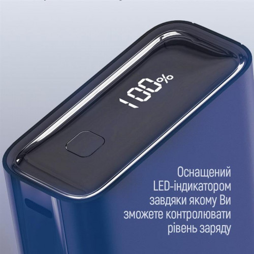 Універсальна мобільна батарея ColorWay Full power 20000mAh Blue (CW-PB200LPG2BL-PDD)