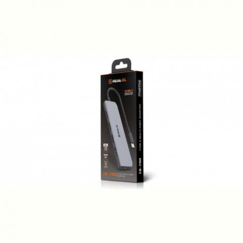 USB-хаб REAL-EL CQ-700 4 ports