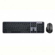 Комплект (клавіатура, миша) бездротовий 2E MK440 Grey/Black (2E-MK440WBGR_UA)