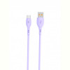 Кабель SkyDolphin S22T Soft Silicone USB - USB Type-C (M/M), 1 м, Violet (SDUSB-000603)