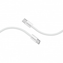 Кабель Promate USB Type-C - USB Type-C (M/M), 3A, 60W, 2 м, White (ecoline-cc200.white)