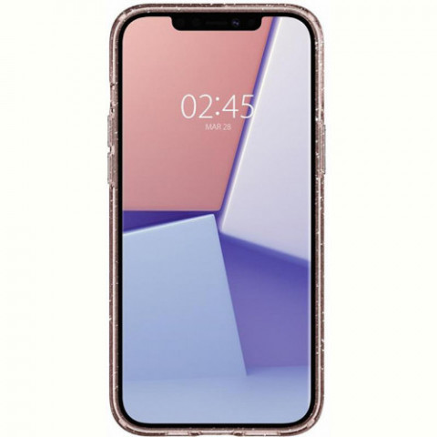 Чохол-накладка Spigen Liquid Crystal Glitter для Apple iPhone 12/12 Pro Rose Quartz (ACS01699)