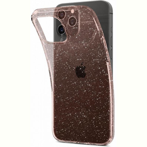 Чохол-накладка Spigen Liquid Crystal Glitter для Apple iPhone 12/12 Pro Rose Quartz (ACS01699)