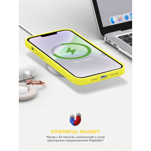 Чохол ArmorStandart ICON2 MagSafe для Apple iPhone 14 Plus Canary Yellow (ARM68400)