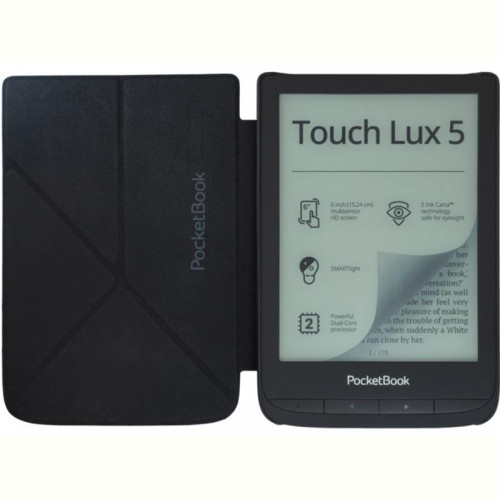 Чохол-книжка PocketBook Origami Shell O для PocketBook 606/616/627/628/632/633 Dark Grey (HN-SLO-PU-U6XX-DG-CIS)