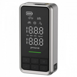 Пусковий Пристрій + Насос Proove Air Jump 10400mAh 1000A gray