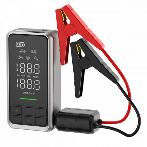 Пусковий Пристрій + Насос Proove Air Jump 10400mAh 1000A gray Купити в Україні
