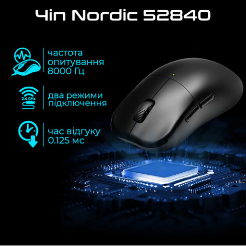 Миша бездротова RAWM ES21Pro Black