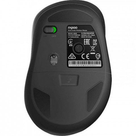 Мишка бездротова Rapoo M500 Silent Wireless Multi-Mode Black