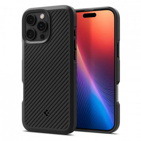 Чохол-накладка Spigen Core Armor для Apple iPhone 16 Pro Matte Black (ACS08157)