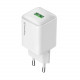 Мережевий зарядний пристрій ColorWay 1USB Quick Charge 3.0 (18W) V2 White (CW-CHS063Q-WT)