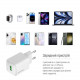 Мережевий зарядний пристрій ColorWay 1USB Quick Charge 3.0 (18W) V2 White (CW-CHS063Q-WT)