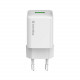 Мережевий зарядний пристрій ColorWay 1USB Quick Charge 3.0 (18W) V2 White (CW-CHS063Q-WT)
