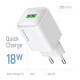 Мережевий зарядний пристрій ColorWay 1USB Quick Charge 3.0 (18W) V2 White (CW-CHS063Q-WT)