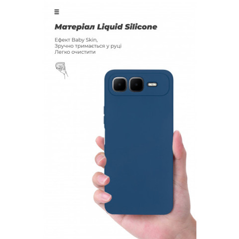 Чохол ArmorStandart ICON для Infinix Smart 10 Plus 4G Camera cover Dark Blue (ARM87952)