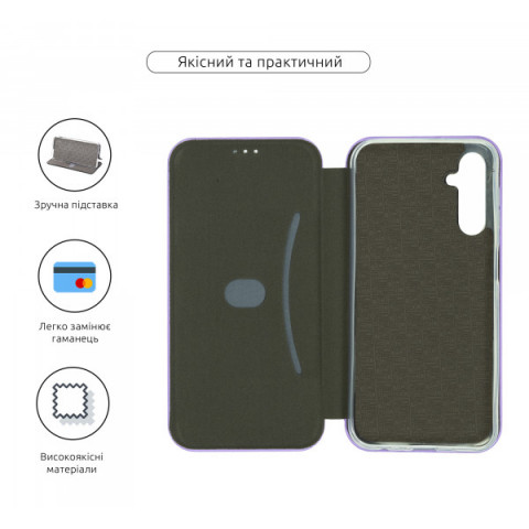 Чохол-книжка ArmorStandart G-Case для Samsung A15 4G (A155) / A15 5G Lilac (ARM73651)