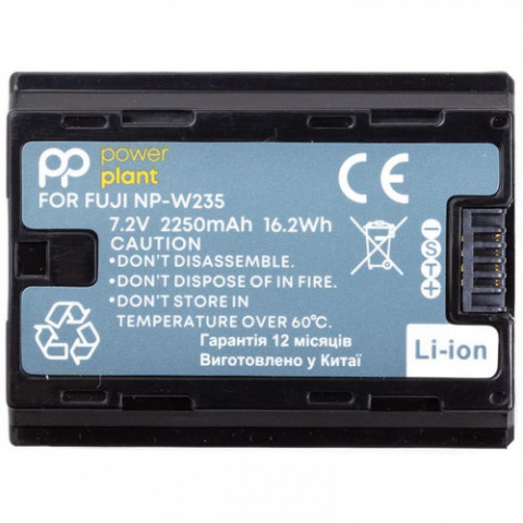Акумулятор PowerPlant Fujifilm NP-W235 2250mAh (CB970414)