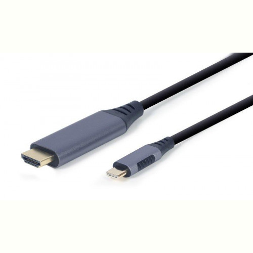 Кабель Cablexpert (CC-USB3C-HDMI-01-6) USB-С-HDMI, 4K 60Hz, 1.8 м, Black