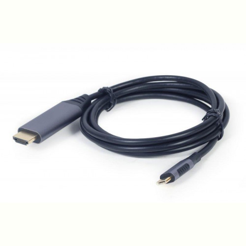 Кабель Cablexpert (CC-USB3C-HDMI-01-6) USB-С-HDMI, 4K 60Hz, 1.8 м, Black