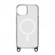 Чохол ArmorStandart Crossbody Air MagSafe Rope для Apple iPhone 15 Clear (ARM86373)