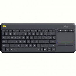 Клавіатура бездротова Logitech K400 Plus Black (920-007145)