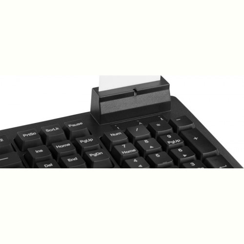 Клавіатура 2E KC1030 Smart Card Ukr (2E-KC1030UB) Black USB