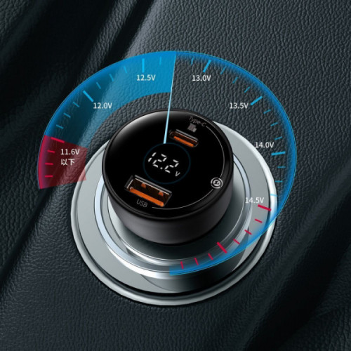 АЗП Baseus Superme Digital Display PPS USB + Type-C 100W black Купити в Україні