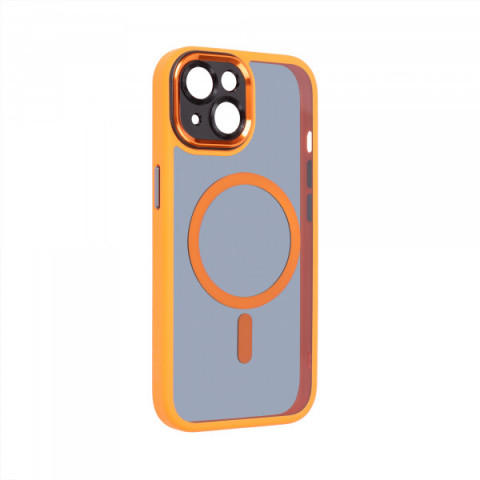Чохол ArmorStandart Unit MagSafe SE для Apple iPhone 15 Orange Black (ARM75360)