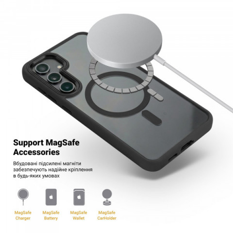Чохол ArmorStandart Unit MagSafe для Samsung S24 Black (ARM74859)